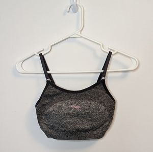 GYMSHARK Small Flex Strappy Sports Bra in Gray